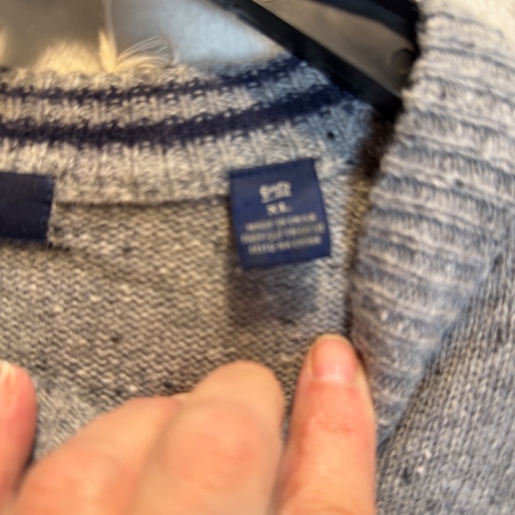 Scotch & Soda Sweater Mens Size XL Gray Wool Viscose Blend Preppy - Picture 3 of 9